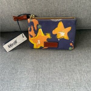 Dooney & Bourke graffiti zip top pouch